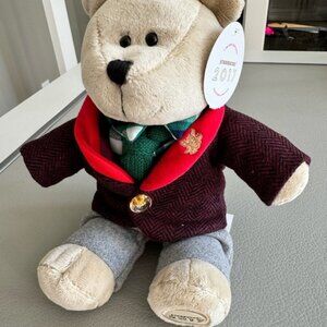 STARBUCKS Limited Edition 2017 Teddy Bear 135th Bearista | NEW | Bonus Gift